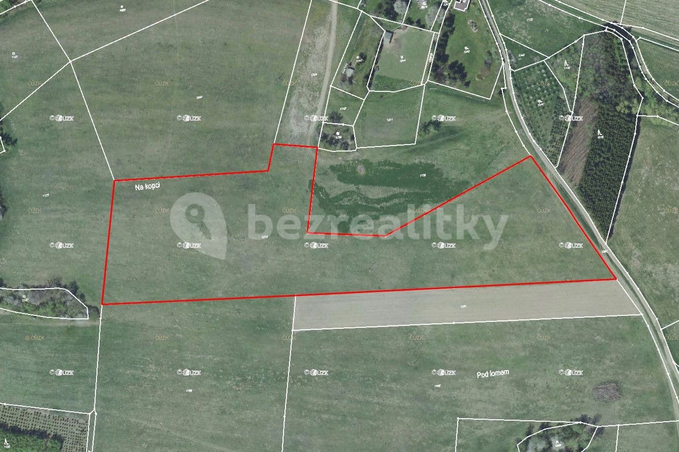 plot for sale, 29,791 m², Zbraslavice, Středočeský Region