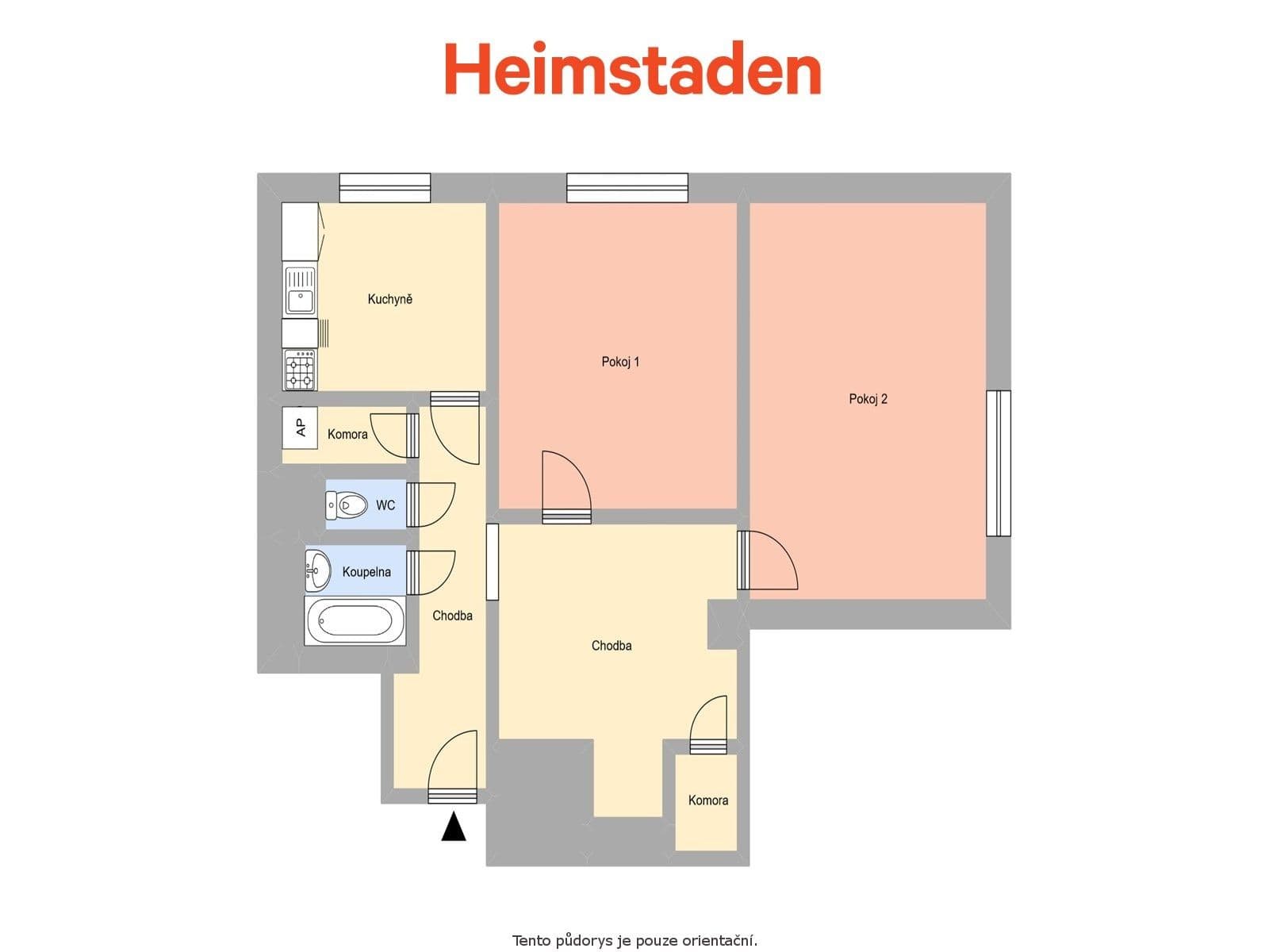 2 bedroom flat to rent, 62 m², Hlavní třída, Ostrava, Moravskoslezský Region 2 bedroom flat to rent, 62 m², Hlavní třída, Ostrava, Moravskoslezský Region