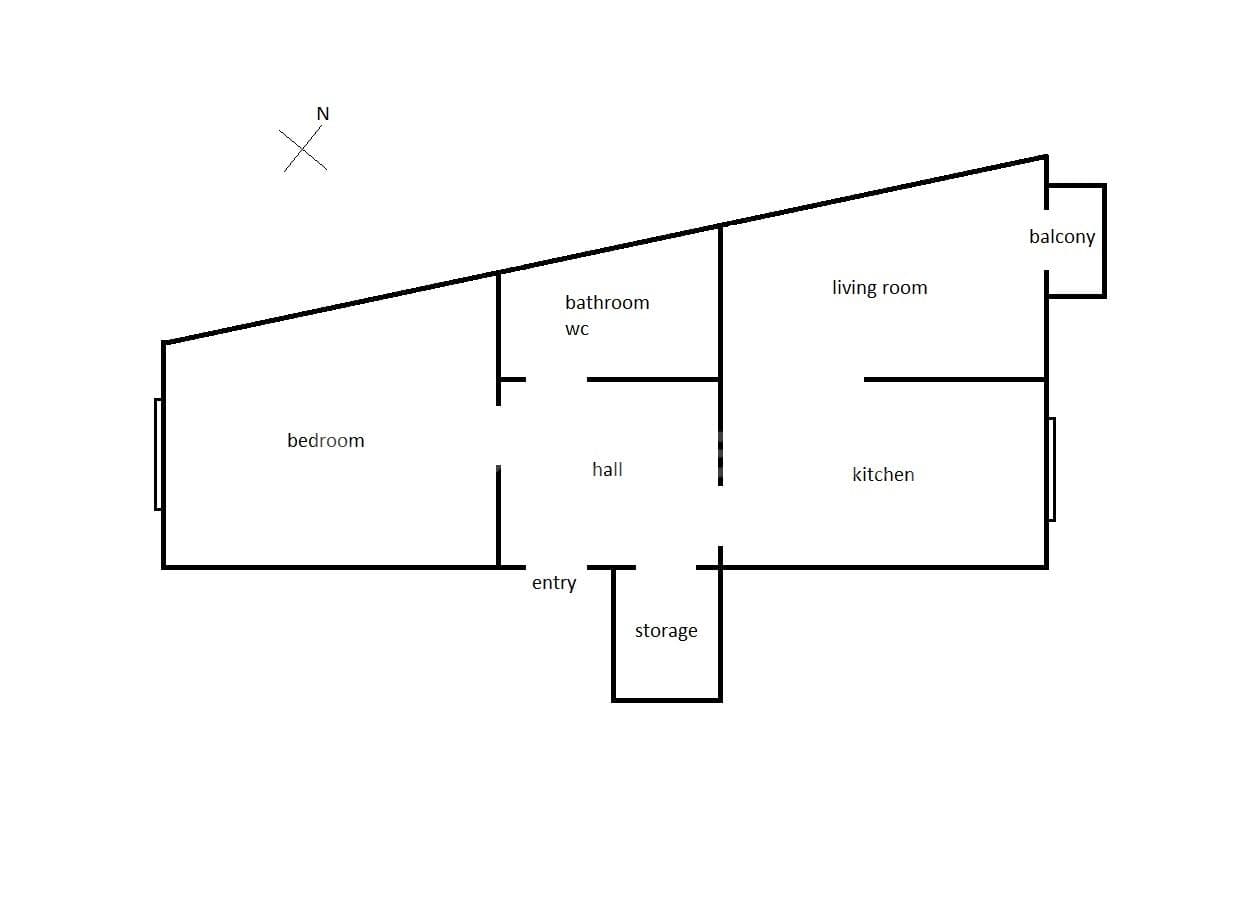 2 bedroom flat to rent, 90 m², Na Kozačce, Prague, Prague 2 bedroom flat to rent, 90 m², Na Kozačce, Prague, Prague