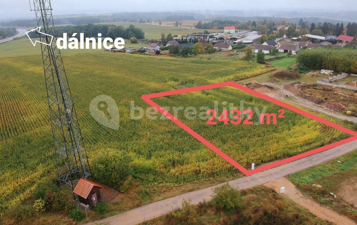 plot for sale, 2,432 m², Chotýčany, Jihočeský Region
