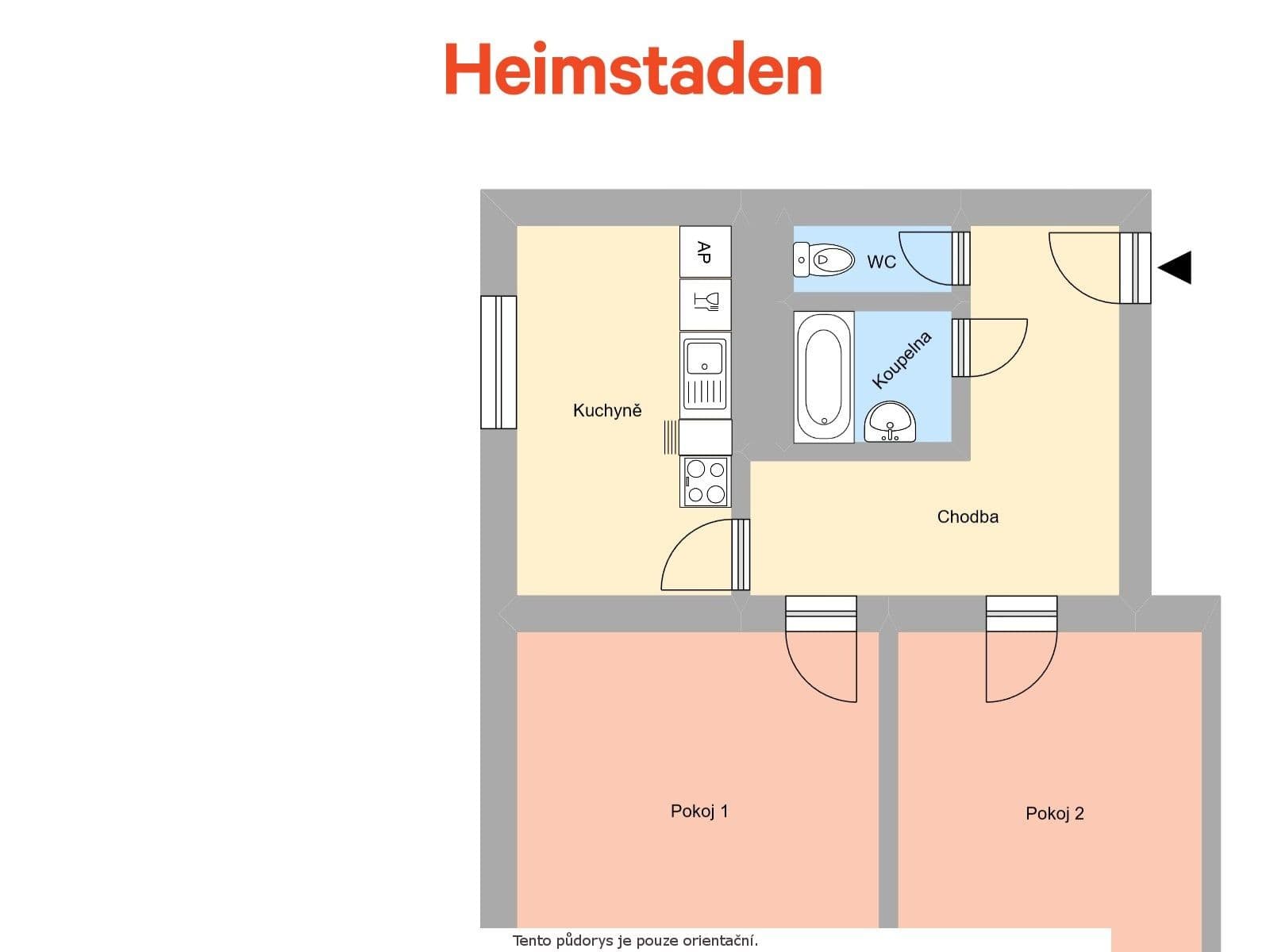 2 bedroom flat to rent, 56 m², Sadová, Havířov, Moravskoslezský Region 2 bedroom flat to rent, 56 m², Sadová, Havířov, Moravskoslezský Region