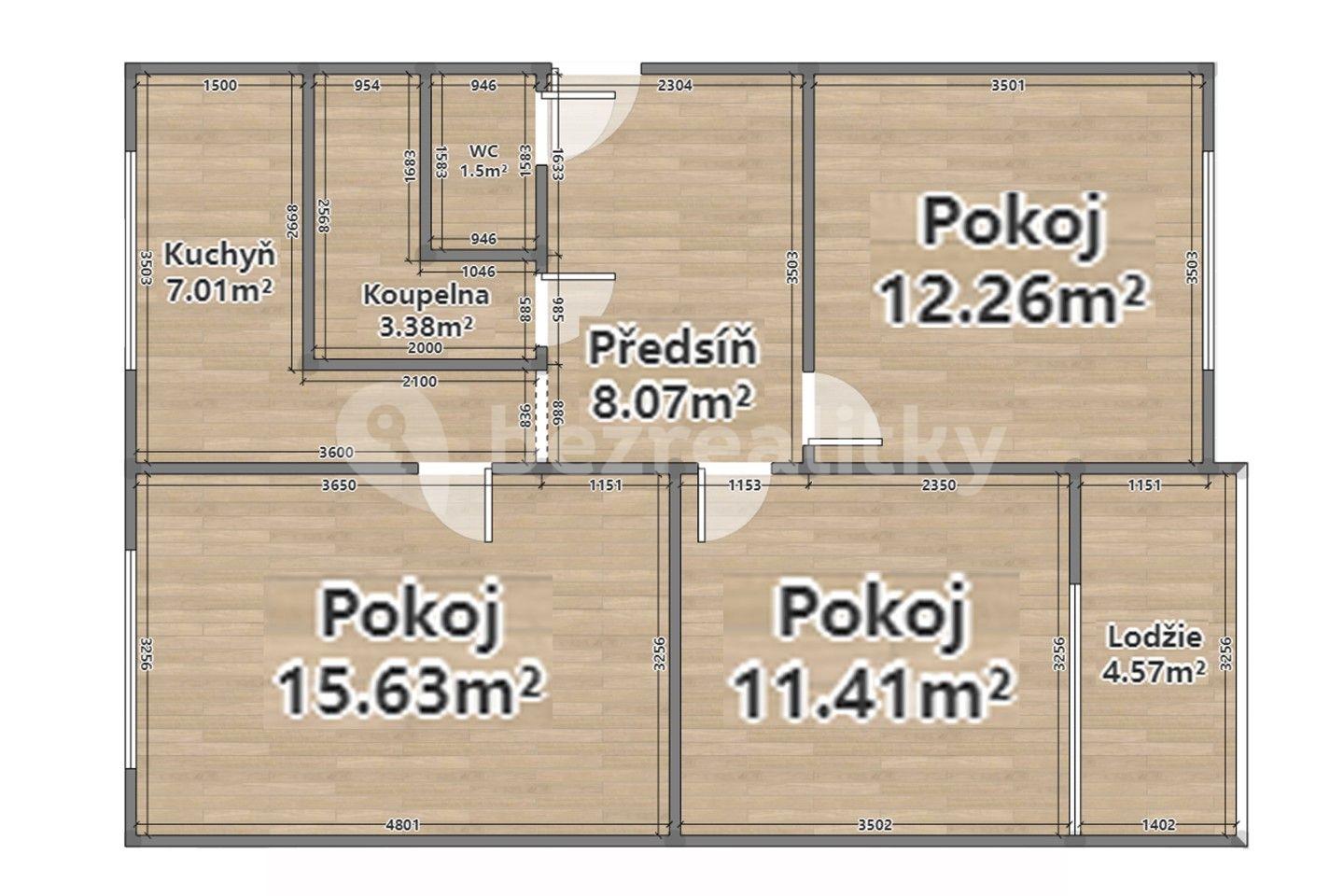 3 bedroom flat for sale, 62 m², Borská, Bor, Plzeňský Region
