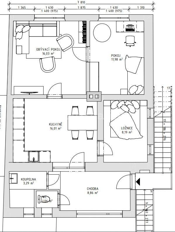 house to rent, 90 m², Tyršova, Svitávka, Jihomoravský Region