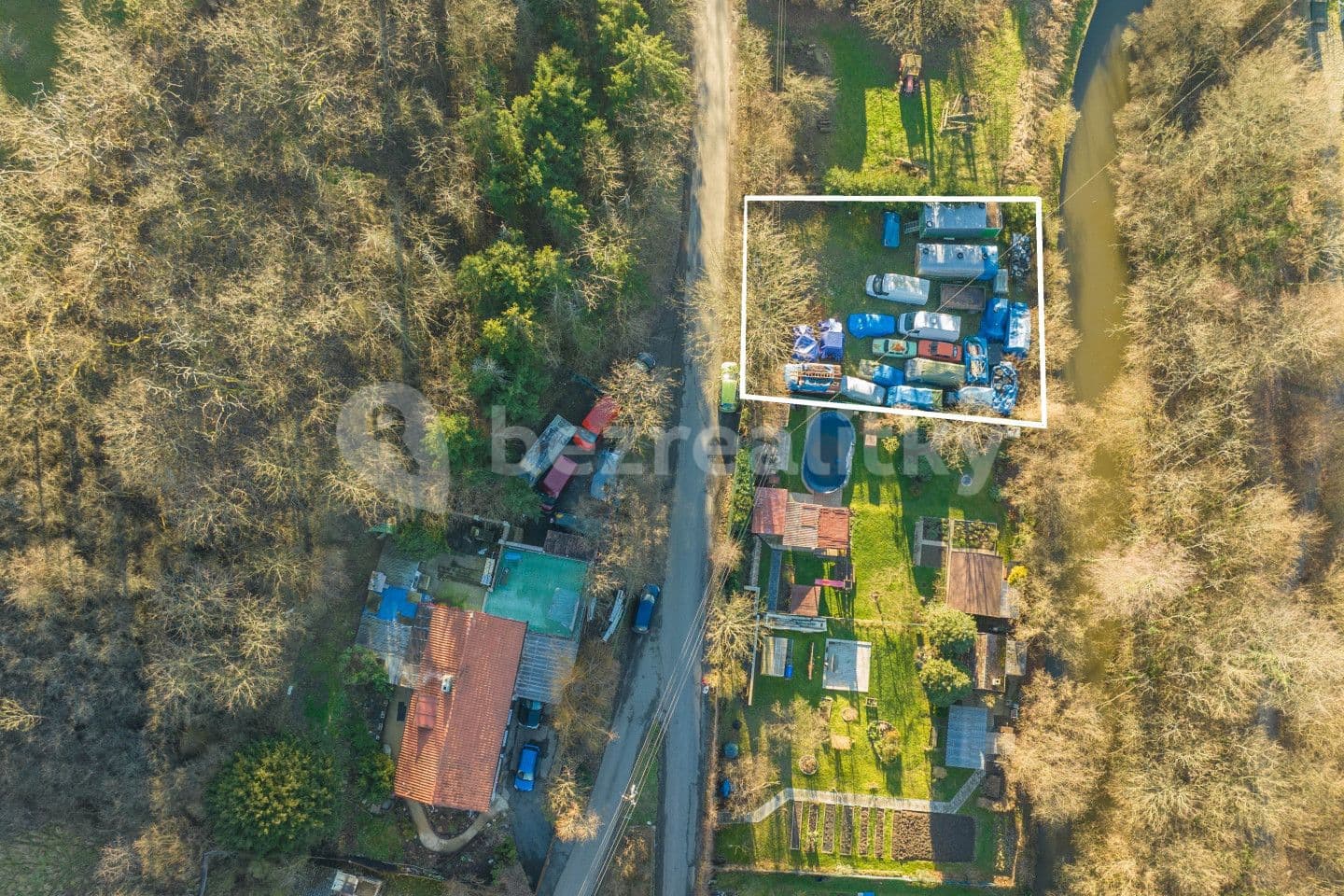 plot for sale, 522 m², Roztoky, Středočeský Region