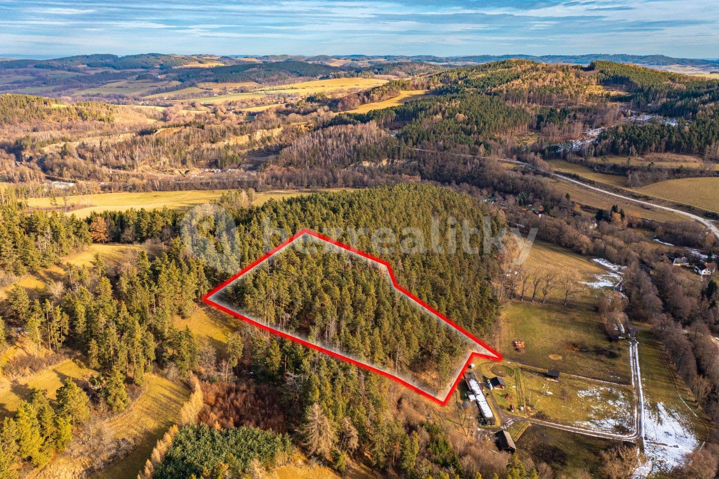 plot for sale, 51,224 m², Malenice, Jihočeský Region