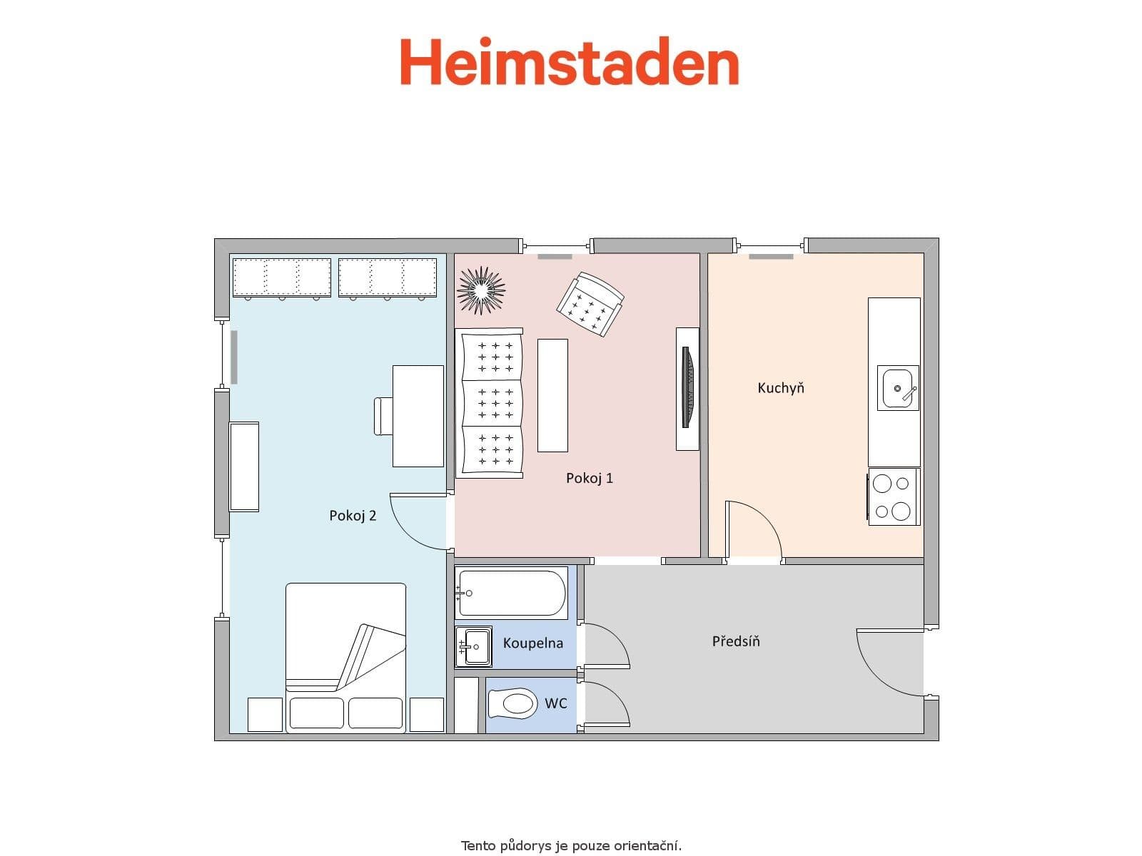 2 bedroom flat to rent, 58 m², Gustava Klimenta, Ostrava, Moravskoslezský Region 2 bedroom flat to rent, 58 m², Gustava Klimenta, Ostrava, Moravskoslezský Region