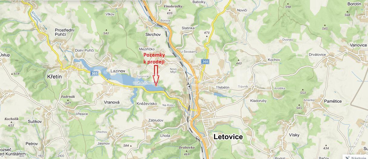 plot for sale, 12,448 m², Letovice, Jihomoravský Region