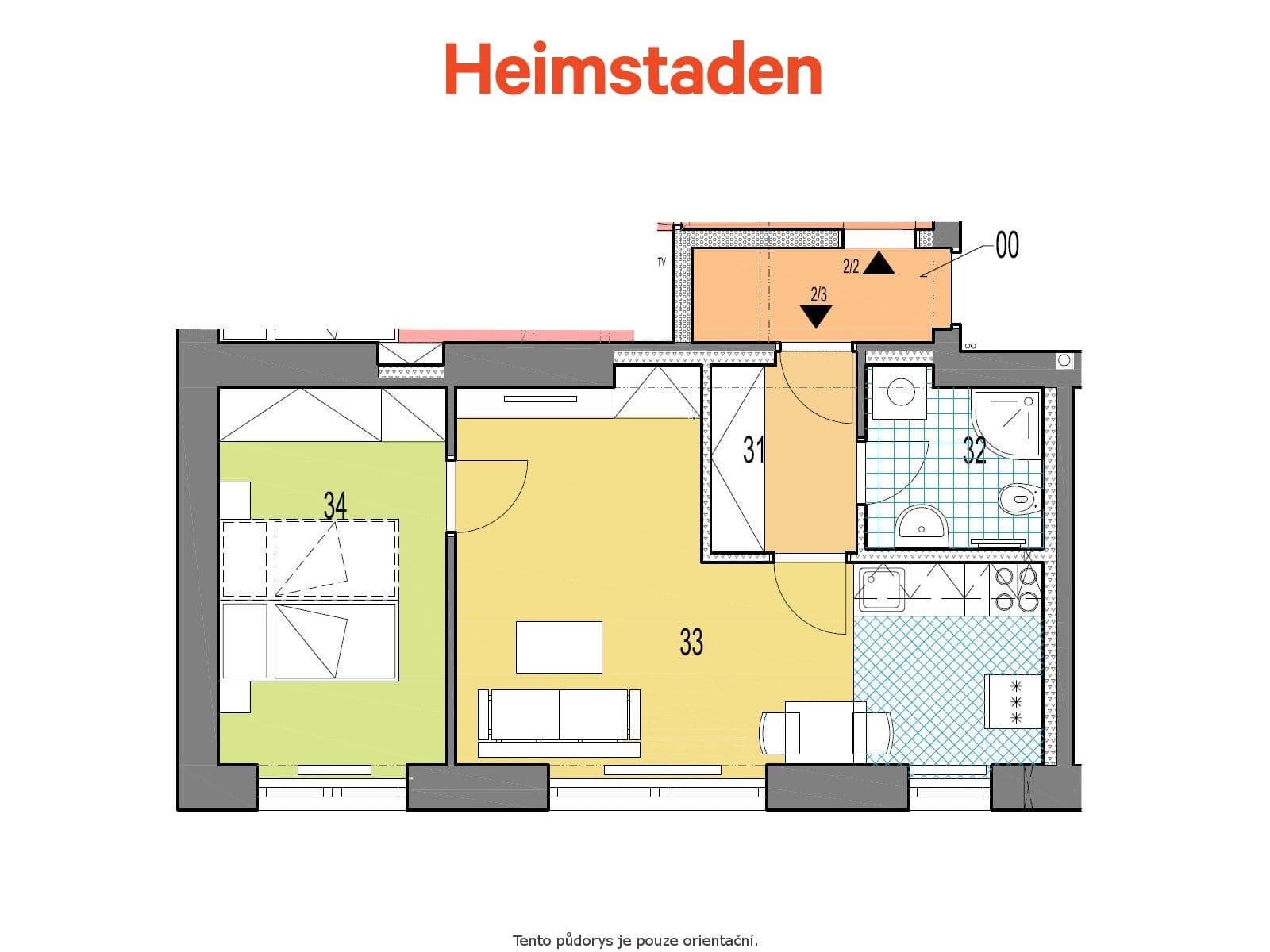 1 bedroom with open-plan kitchen flat to rent, 36 m², Klimšova, Havířov, Moravskoslezský Region 1 bedroom with open-plan kitchen flat to rent, 36 m², Klimšova, Havířov, Moravskoslezský Region