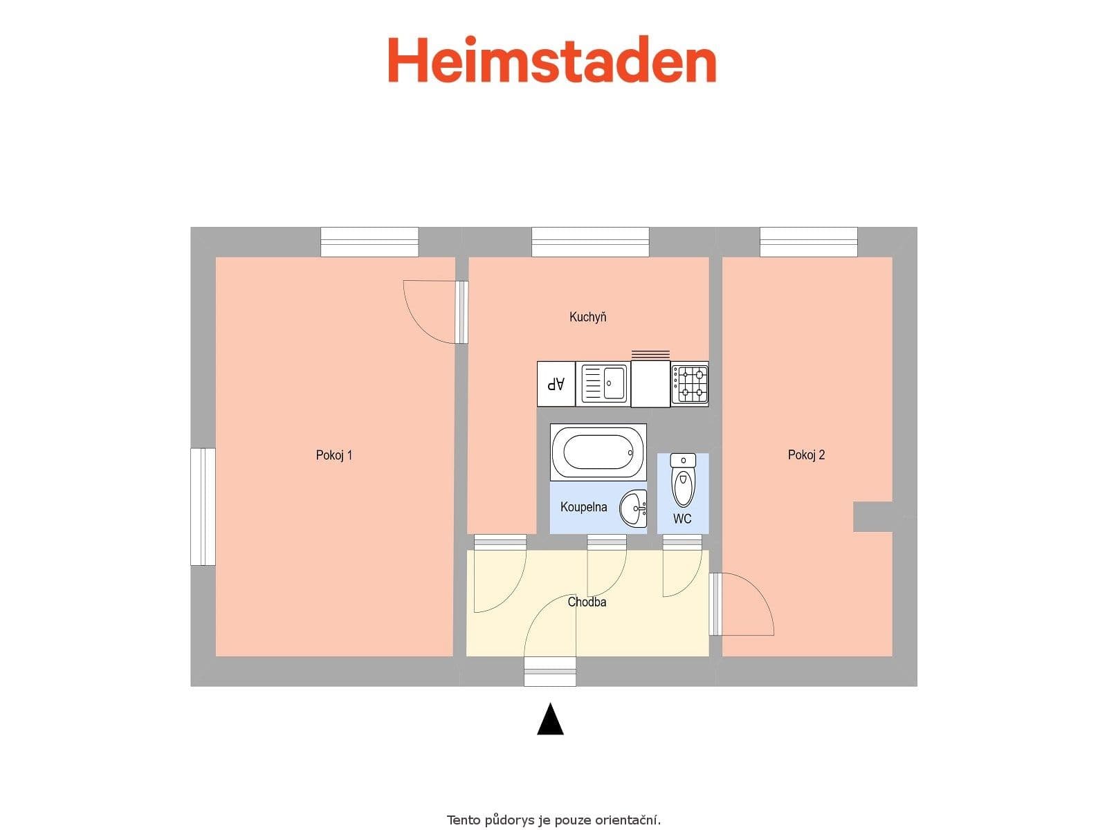2 bedroom flat to rent, 51 m², Dlouhá třída, Havířov, Moravskoslezský Region 2 bedroom flat to rent, 51 m², Dlouhá třída, Havířov, Moravskoslezský Region