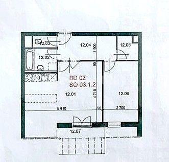 1 bedroom with open-plan kitchen flat for sale, 56 m², K Meteoru, Hradec Králové, Královéhradecký Region