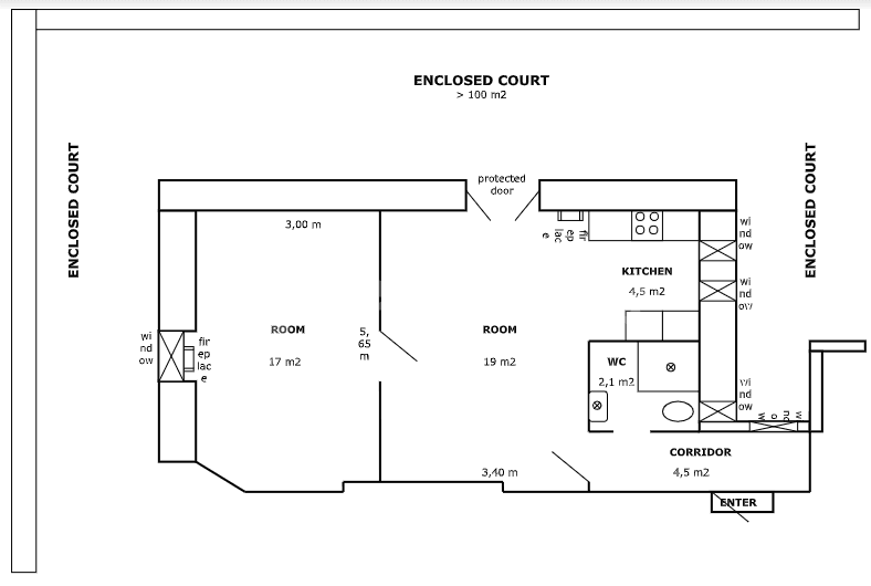 1 bedroom with open-plan kitchen flat for sale, 48 m², Bořivojova, Prague, Prague