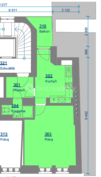 1 bedroom flat to rent, 37 m², Novobranská, Brno, Jihomoravský Region 1 bedroom flat to rent, 37 m², Novobranská, Brno, Jihomoravský Region