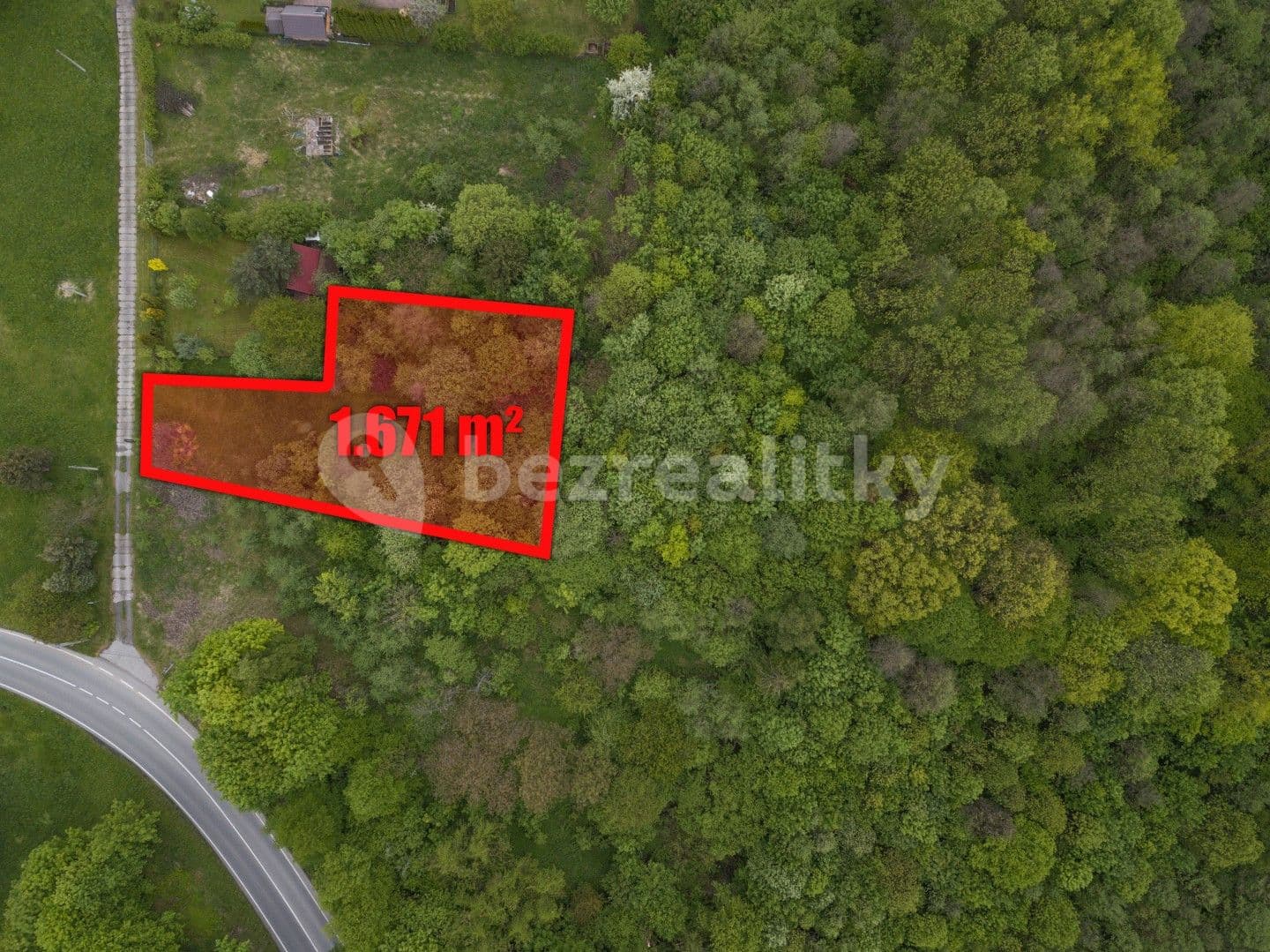plot for sale, 1,671 m², Doubrava, Moravskoslezský Region
