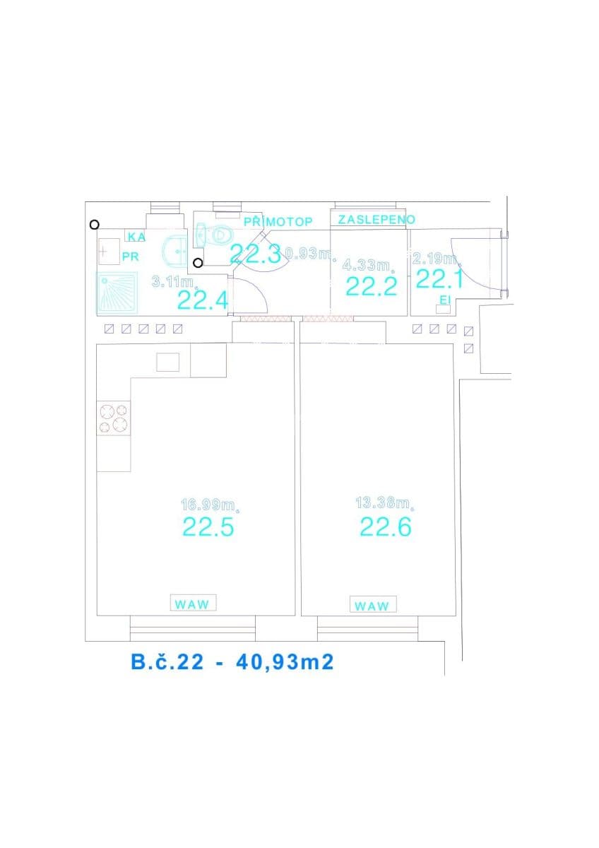 1 bedroom flat to rent, 41 m², Biskupcova, Prague, Prague 1 bedroom flat to rent, 41 m², Biskupcova, Prague, Prague