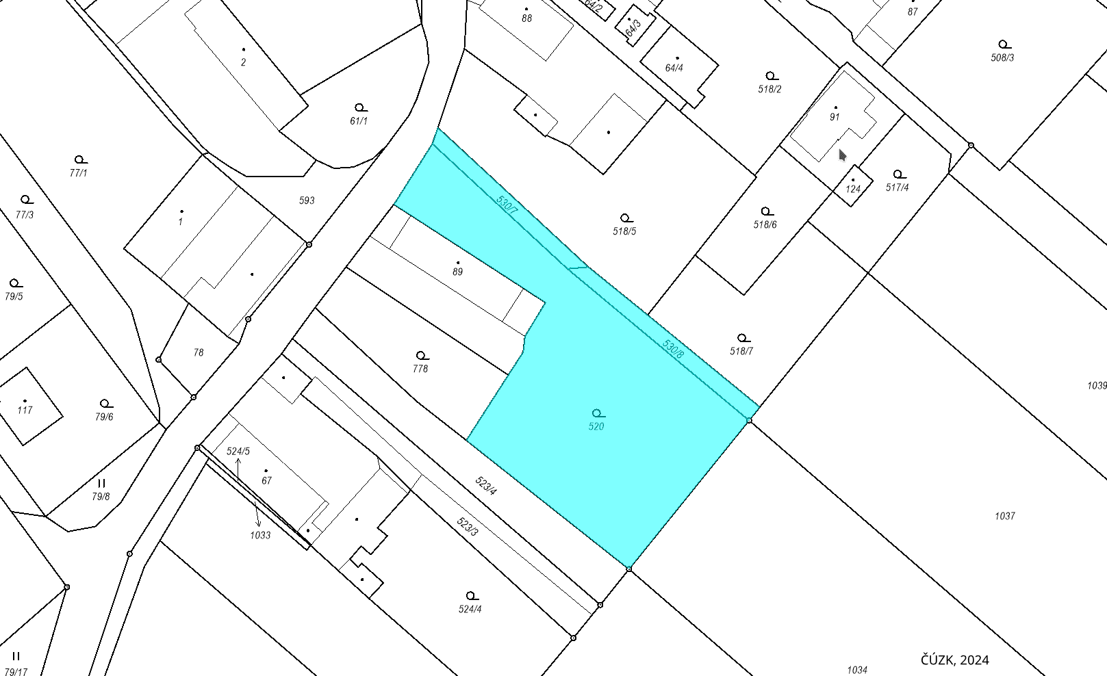 plot for sale, 2,501 m², Bousov, Pardubický Region plot for sale, 2,501 m², Bousov, Pardubický Region
