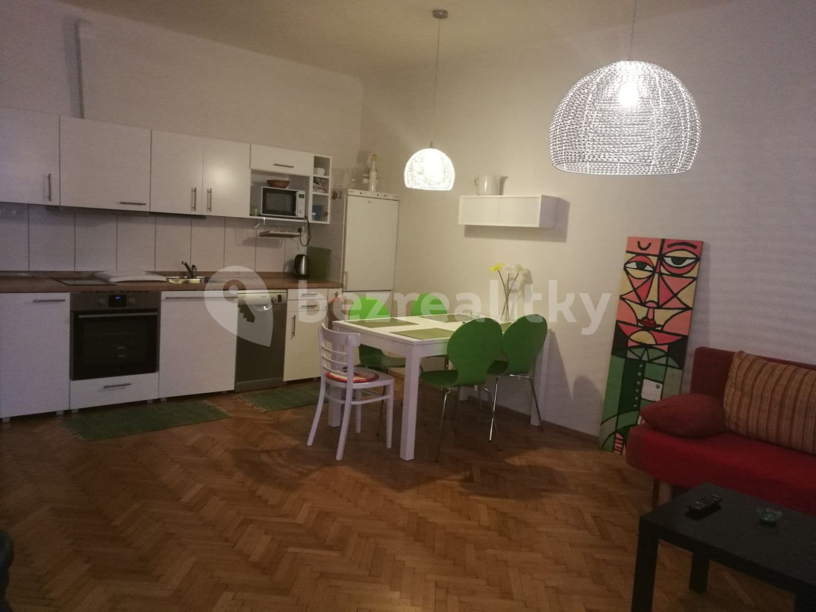 1 bedroom with open-plan kitchen flat to rent, 56 m², Husinecká, Prague, Prague 1 bedroom with open-plan kitchen flat to rent, 56 m², Husinecká, Prague, Prague