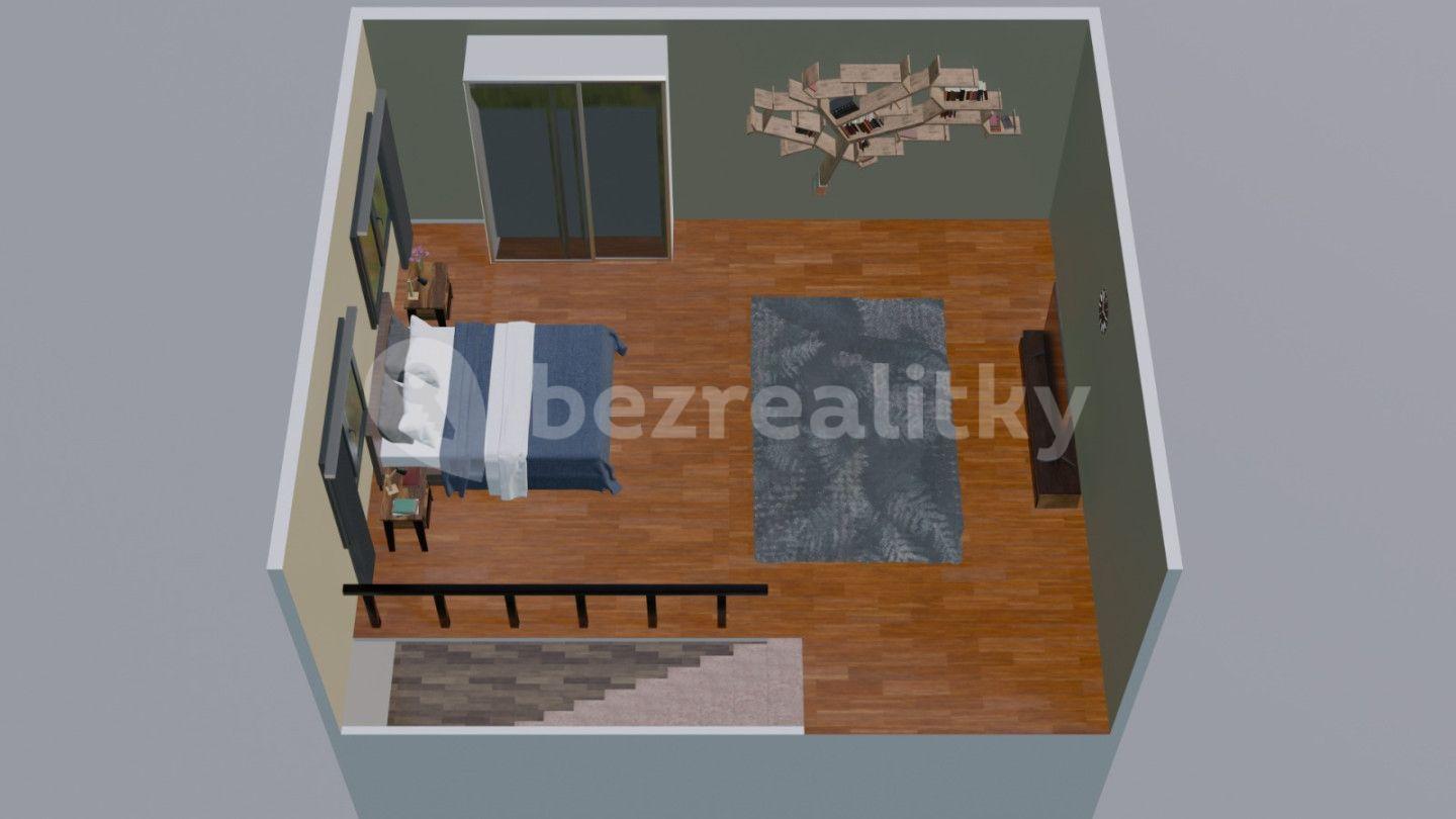 1 bedroom with open-plan kitchen flat for sale, 47 m², Poděbradova, Husinec, Jihočeský Region