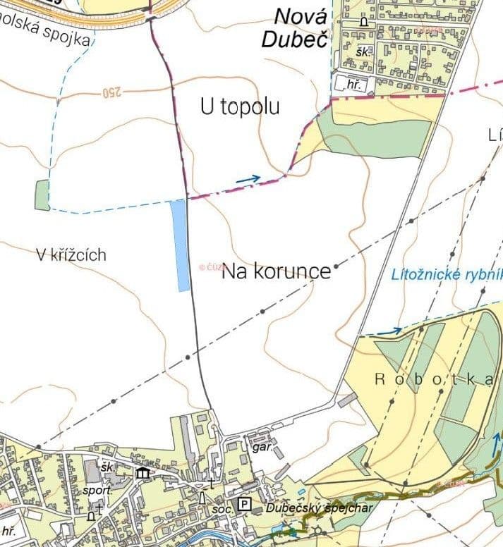 plot for sale, 10,442 m², Ke Korunce, Prague, Prague plot for sale, 10,442 m², Ke Korunce, Prague, Prague