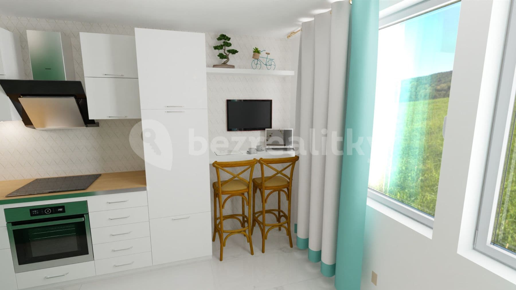 1 bedroom with open-plan kitchen flat for sale, 48 m², Levského, Prague, Prague