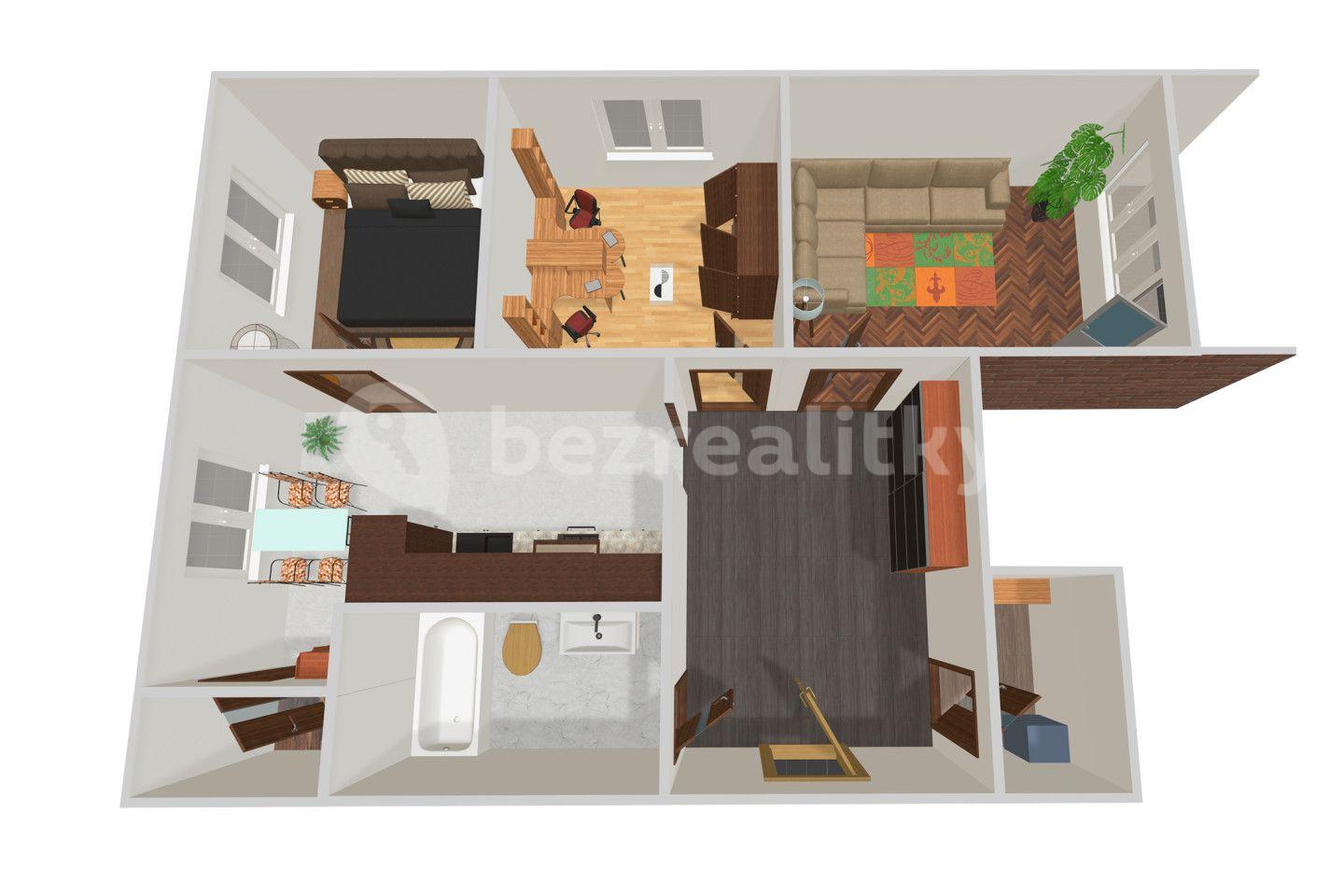 3 bedroom flat for sale, 64 m², Sídliště, Šluknov, Ústecký Region
