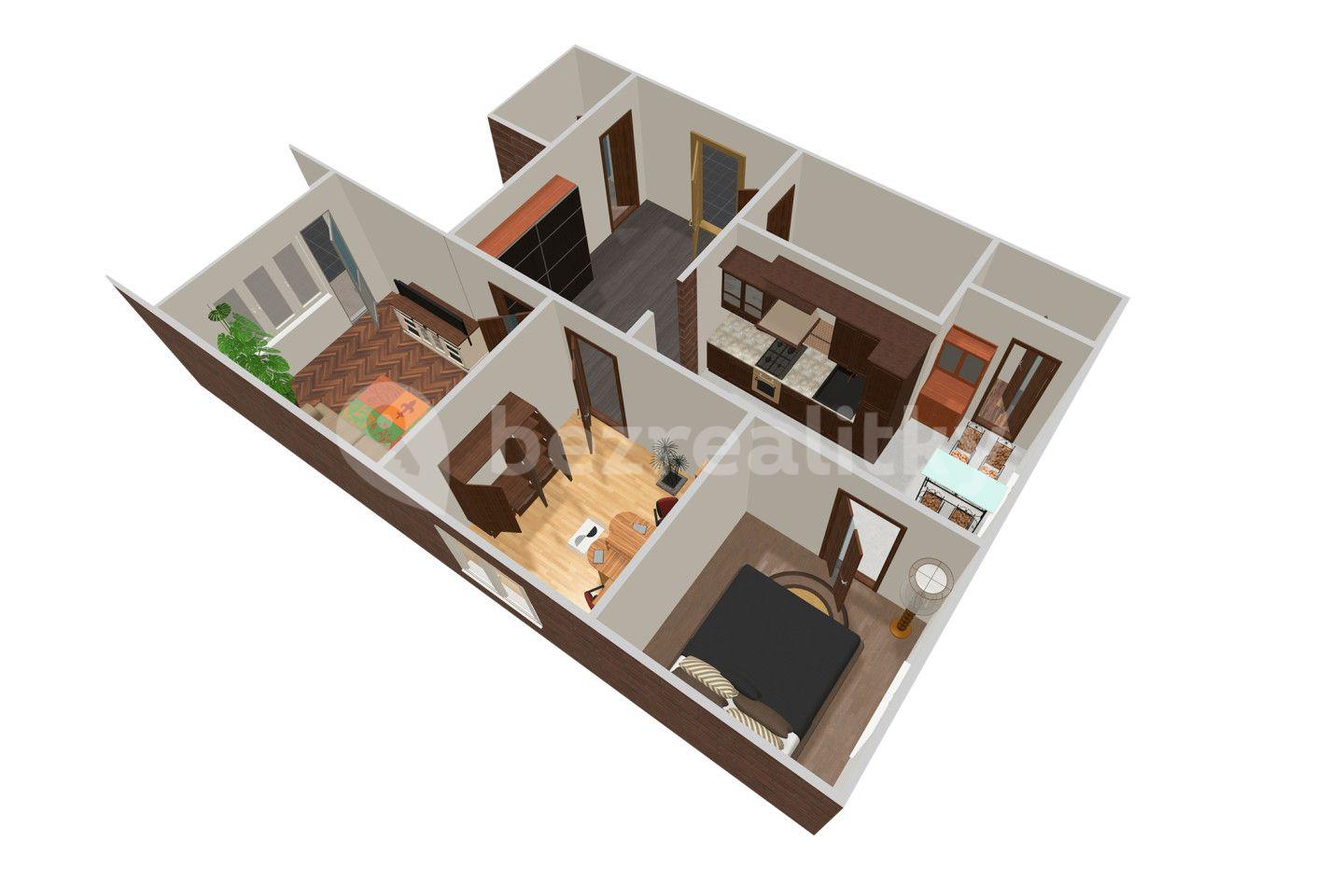 3 bedroom flat for sale, 64 m², Sídliště, Šluknov, Ústecký Region