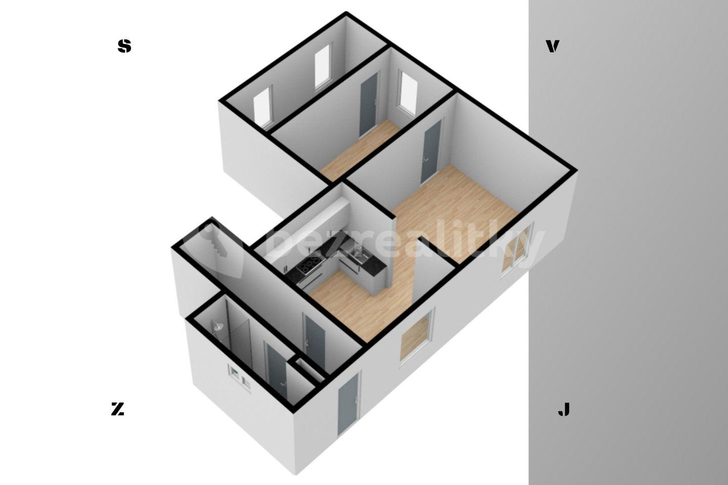 2 bedroom flat for sale, 53 m², Hradištní, Karlovy Vary, Karlovarský Region