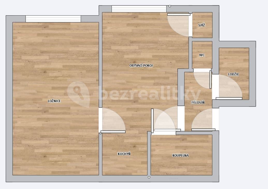 1 bedroom with open-plan kitchen flat for sale, 45 m², Pivovarnická, Prague, Prague