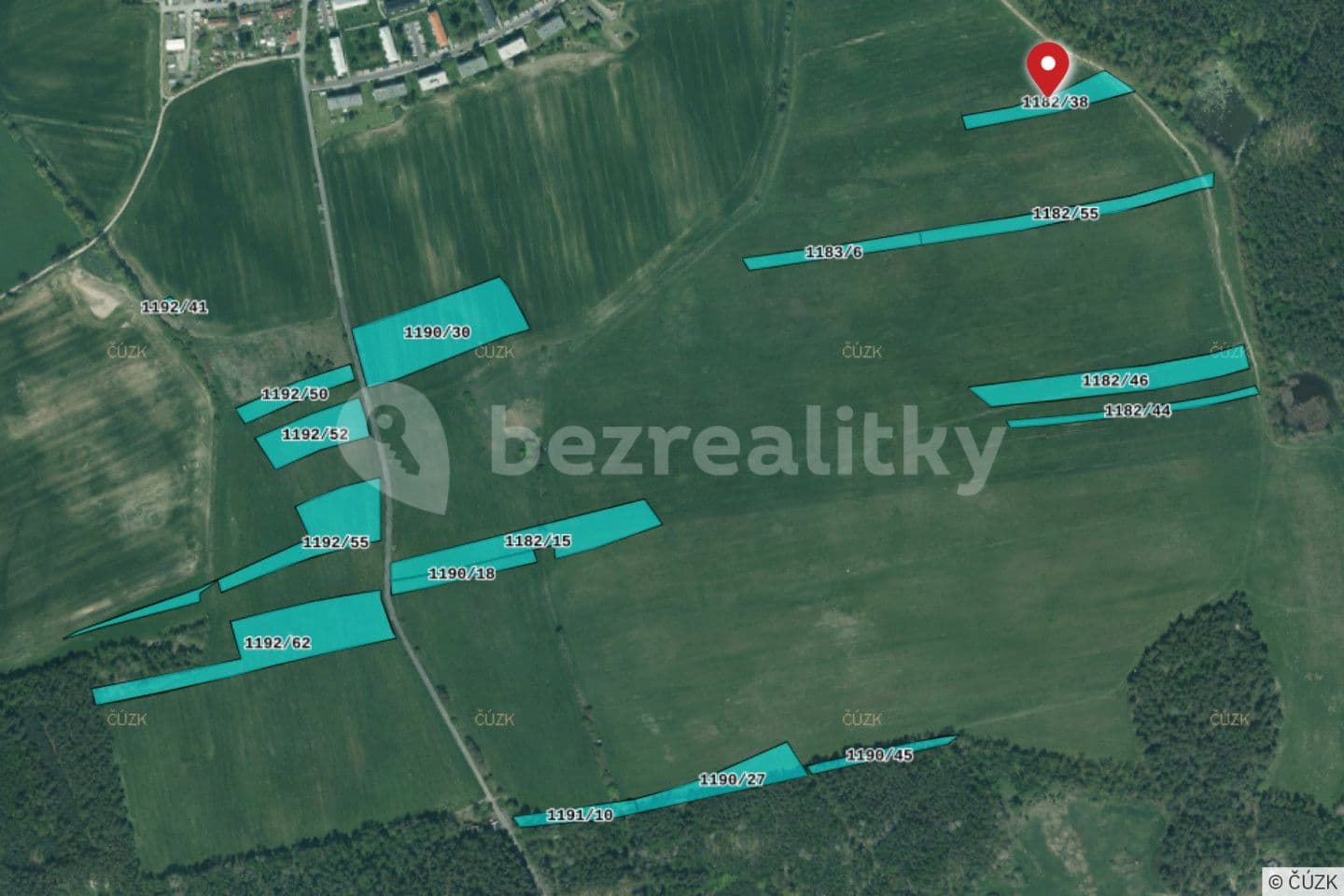 plot for sale, 76,433 m², Líně, Plzeňský Region