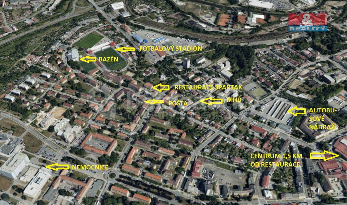 non-residential property for sale, 408 m², Erbenova, Jihlava, Vysočina Region