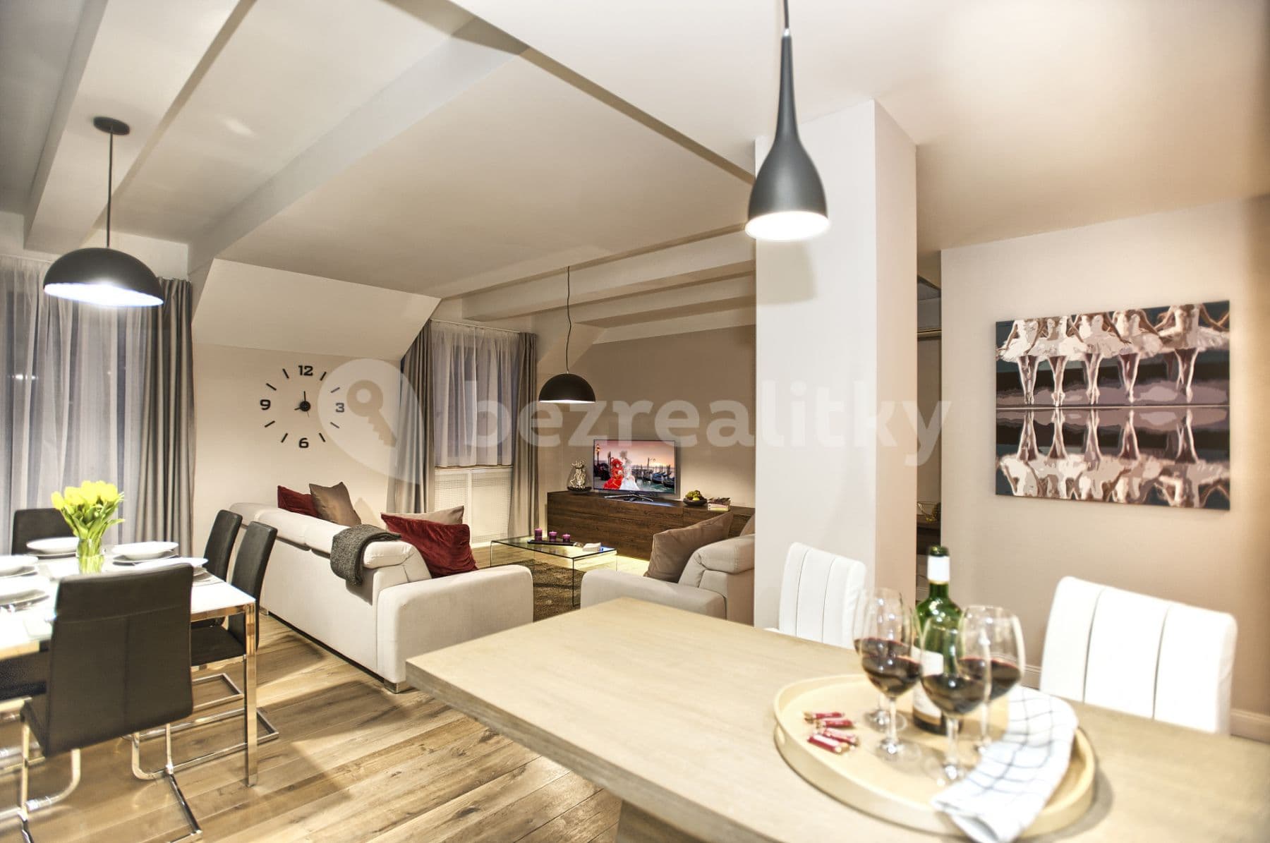3 bedroom flat to rent, 125 m², Krocínova, Prague, Prague