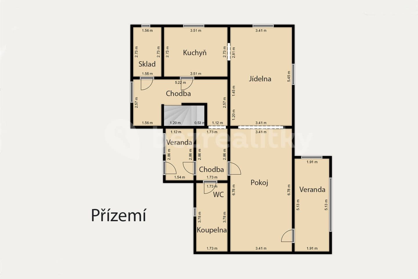 house for sale, 154 m², Sokolská, Plesná, Karlovarský Region