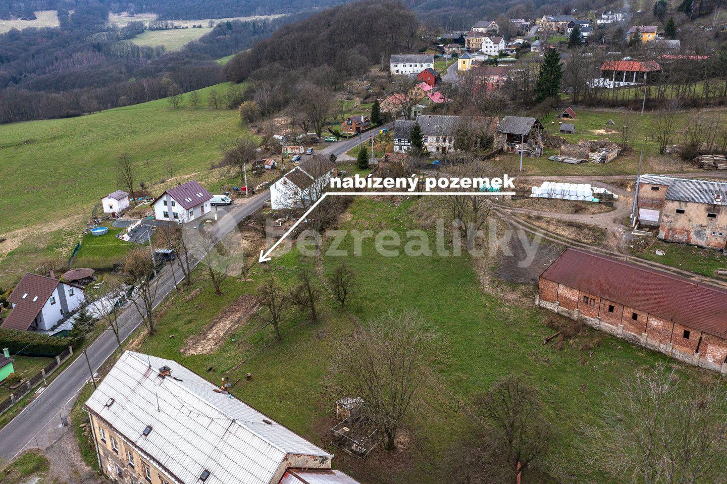 plot for sale, 1,156 m², Malšovice, Ústecký Region