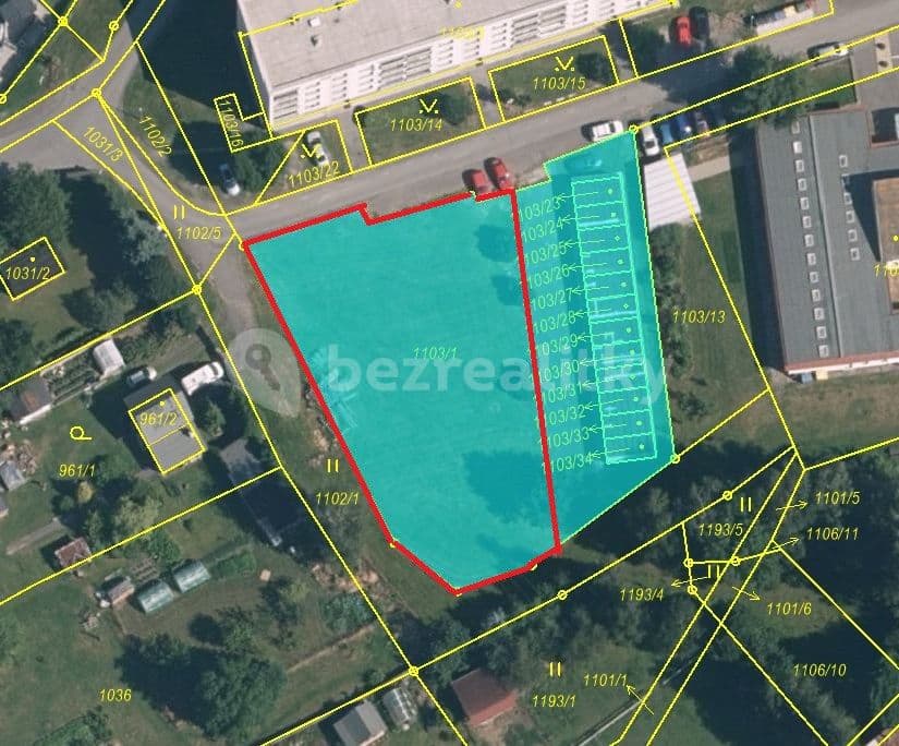 plot for sale, 1,336 m², Raspenava, Liberecký Region