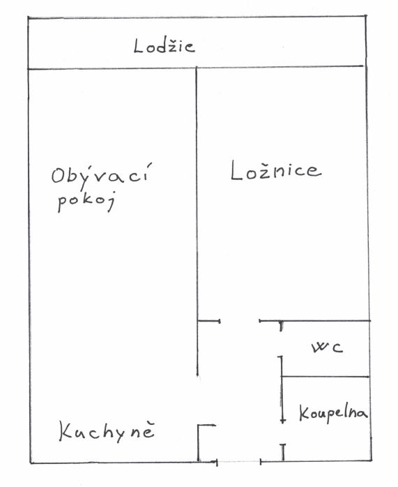 1 bedroom with open-plan kitchen flat to rent, 40 m², Svojetická, Prague, Prague 1 bedroom with open-plan kitchen flat to rent, 40 m², Svojetická, Prague, Prague