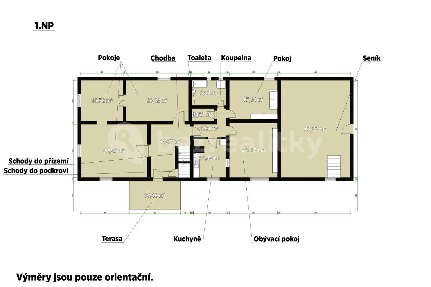 house for sale, 239 m², Bochov, Karlovarský Region