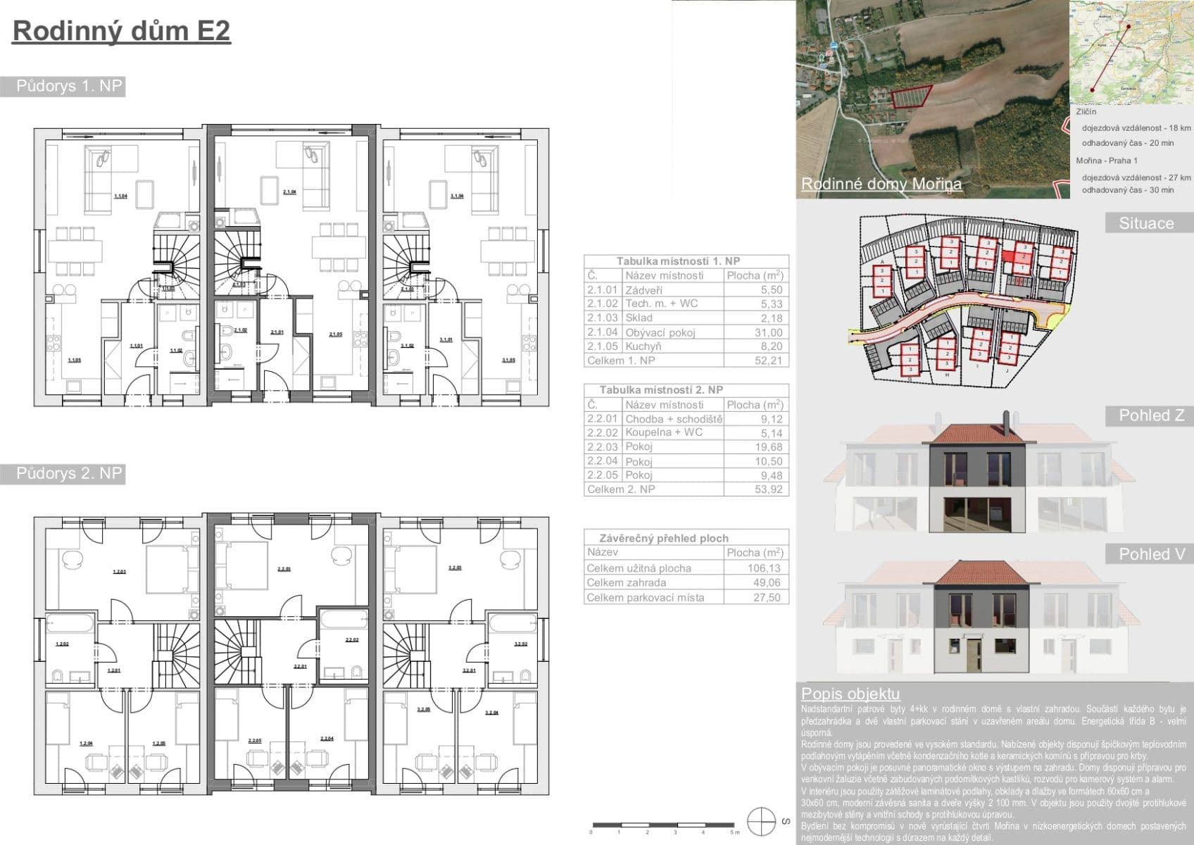3 bedroom with open-plan kitchen flat for sale, 106 m², Mořina, Středočeský Region 3 bedroom with open-plan kitchen flat for sale, 106 m², Mořina, Středočeský Region