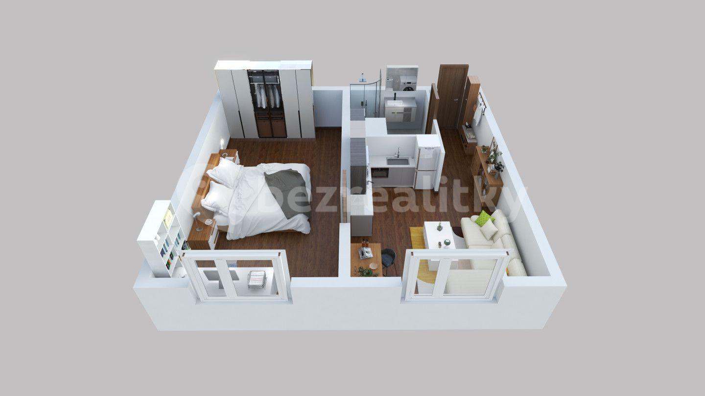 1 bedroom flat for sale, 36 m², Sídliště II, Povrly, Ústecký Region