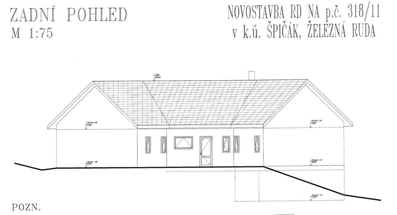 plot for sale, 873 m², Železná Ruda, Plzeňský Region