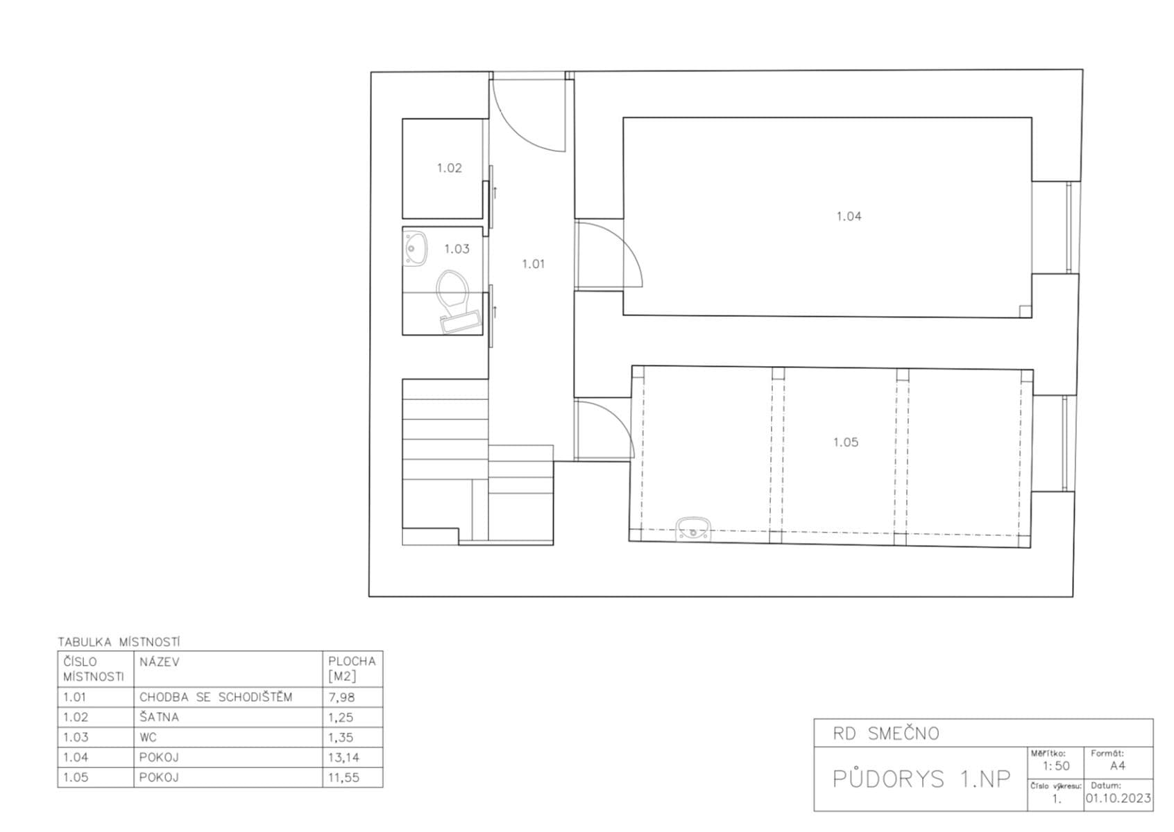 house for sale, 57 m², Krátká, Smečno, Středočeský Region house for sale, 57 m², Krátká, Smečno, Středočeský Region