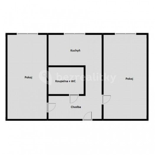 2 bedroom flat for sale, 49 m², Jana Jiskry, Kynšperk nad Ohří, Karlovarský Region