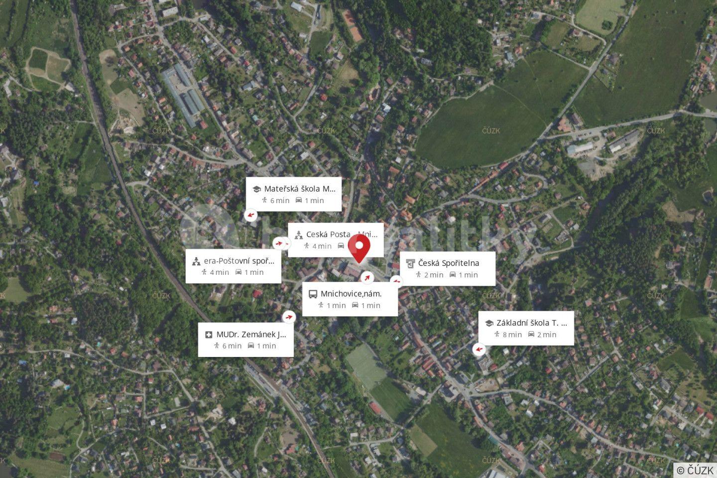 recreational property for sale, 1,058 m², Mnichovice, Středočeský Region