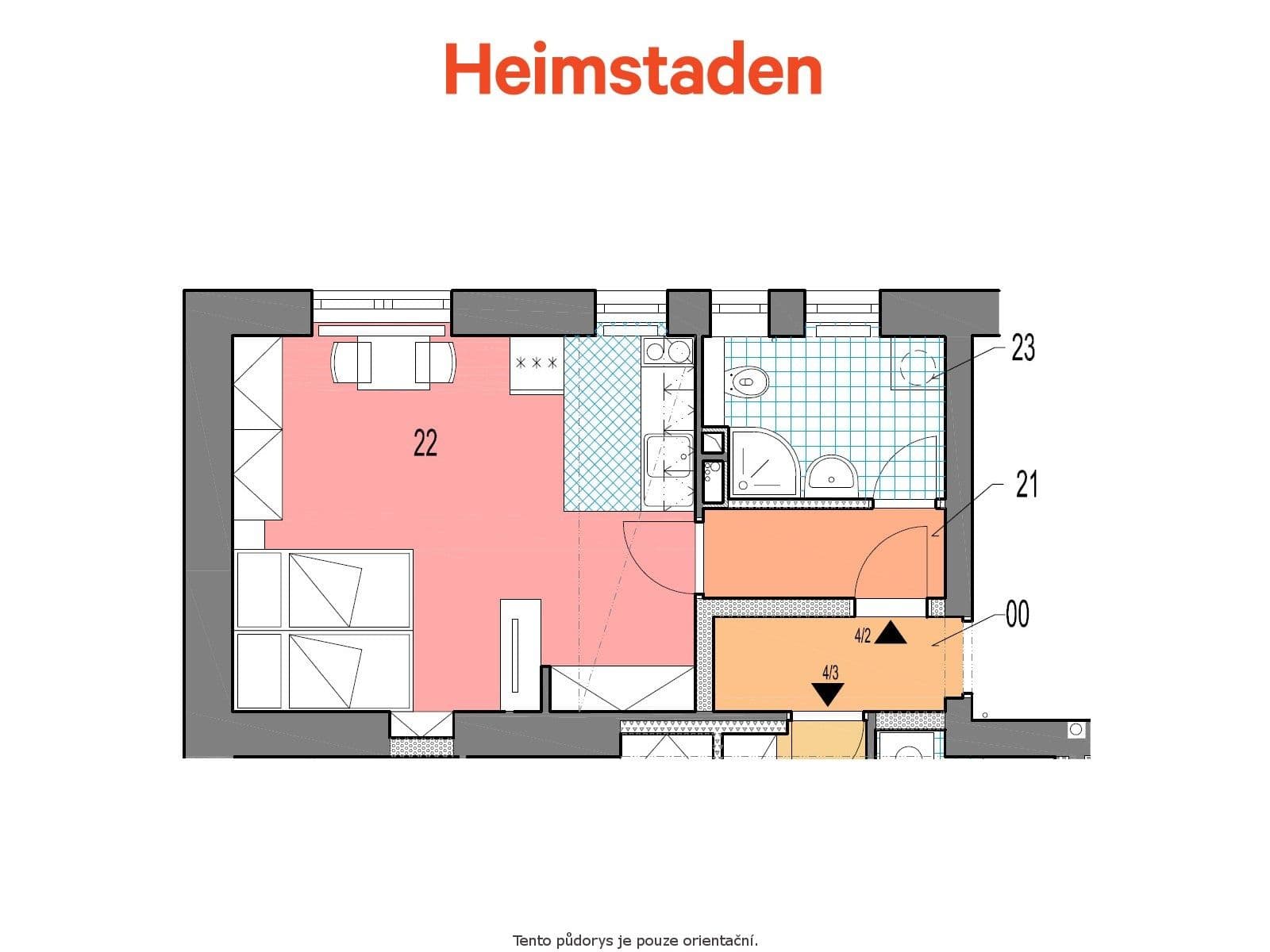 Studio flat to rent, 27 m², Dukelská, Havířov, Moravskoslezský Region Studio flat to rent, 27 m², Dukelská, Havířov, Moravskoslezský Region