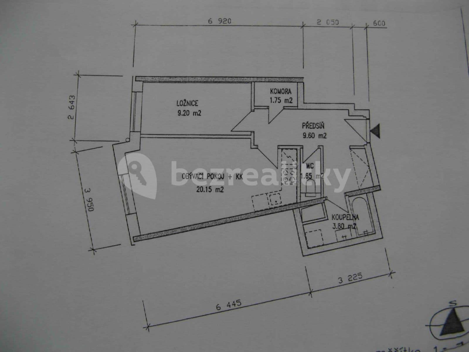 1 bedroom with open-plan kitchen flat to rent, 44 m², Rižská, Prague, Prague 1 bedroom with open-plan kitchen flat to rent, 44 m², Rižská, Prague, Prague