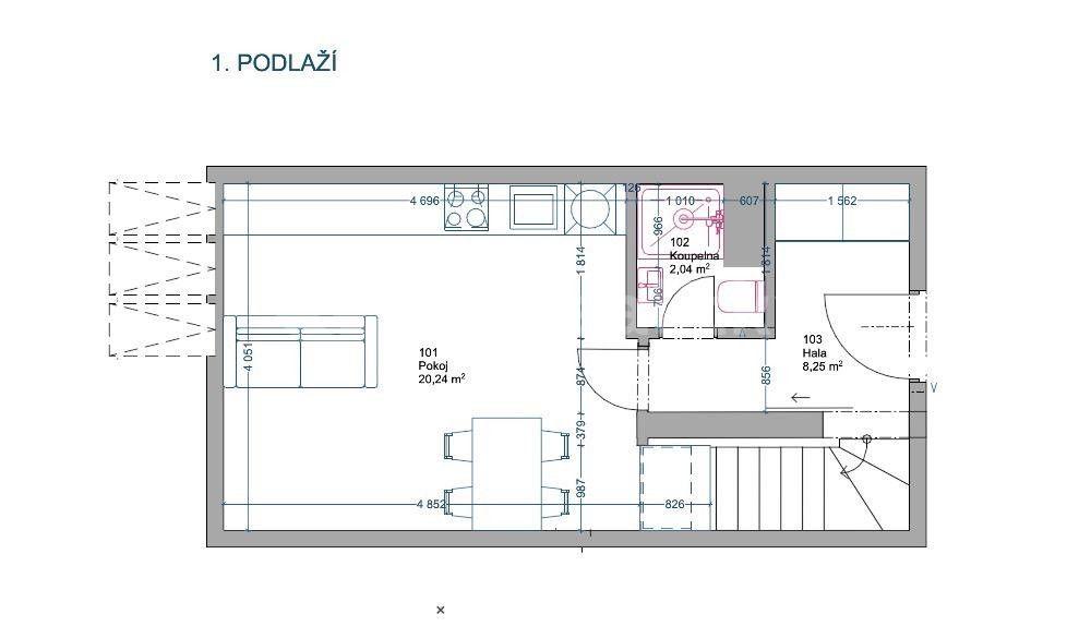 3 bedroom with open-plan kitchen flat for sale, 87 m², Francouzská, Prague, Prague