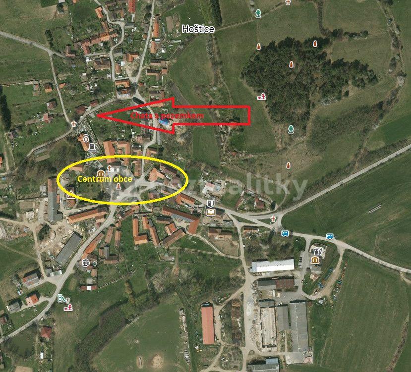 recreational property for sale, 1,593 m², Hoštice, Jihočeský Region