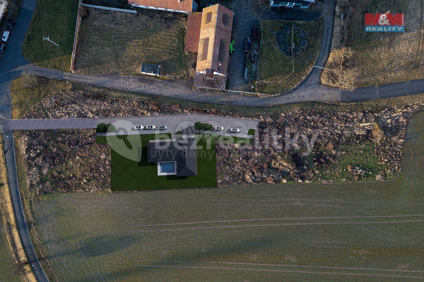 plot for sale, 732 m², Grygov, Olomoucký Region