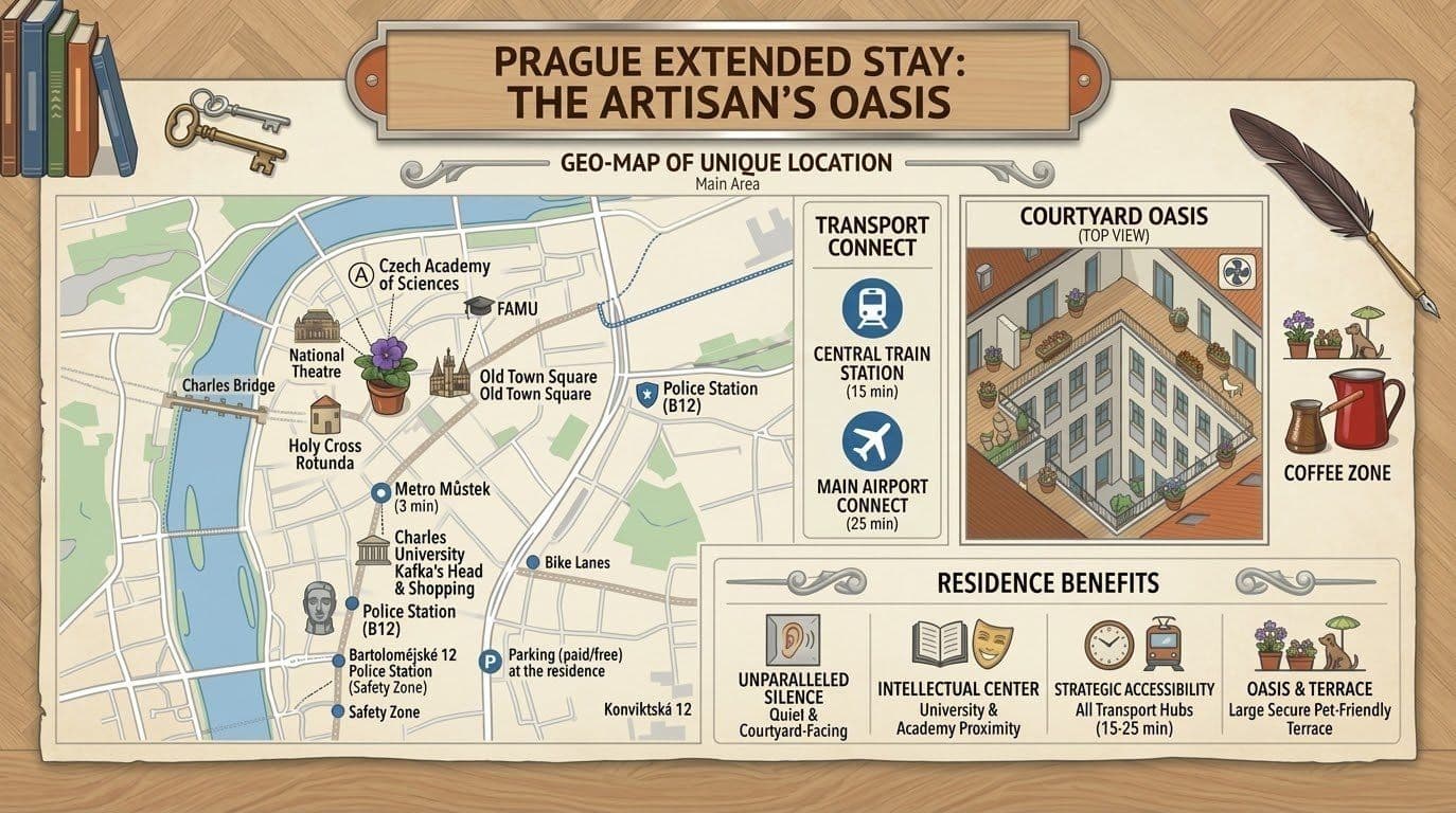 flat to rent, 35 m², Konviktská, Prague, Prague flat to rent, 35 m², Konviktská, Prague, Prague
