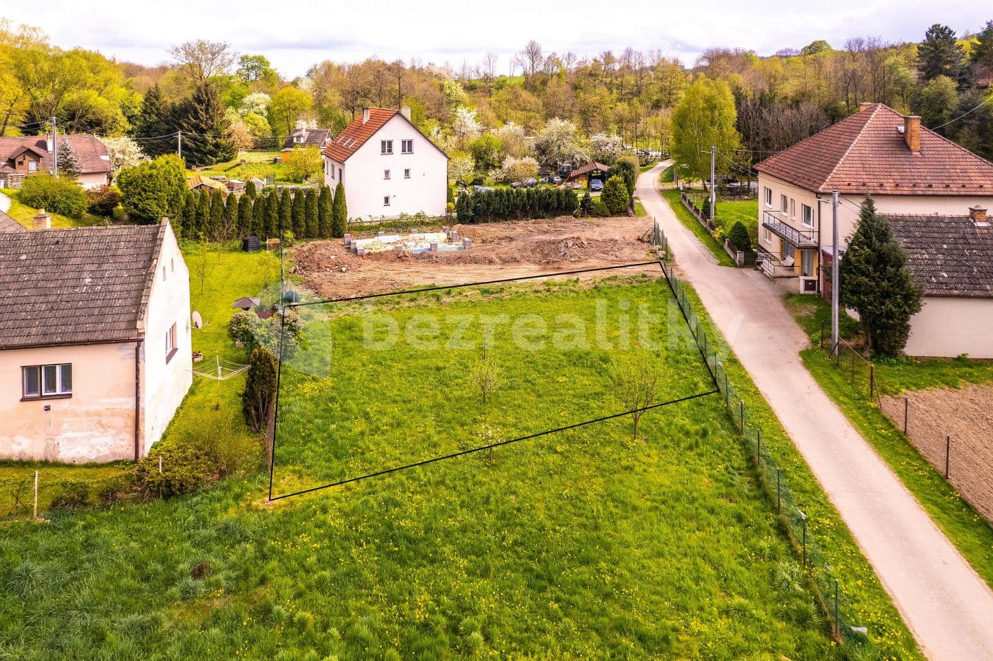 plot for sale, 539 m², Prostřední Poříčí, Jihomoravský Region