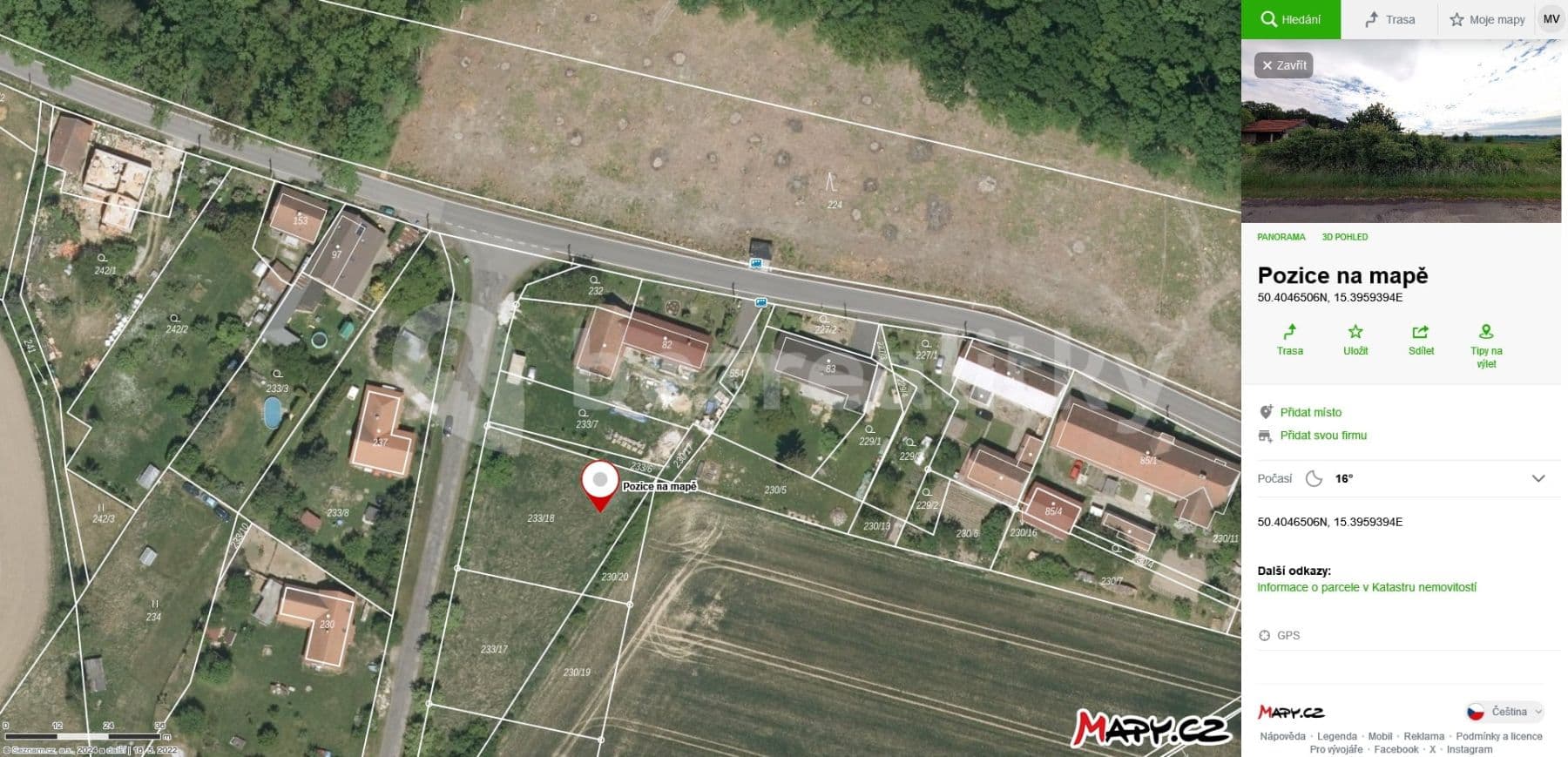 plot for sale, 1,318 m², Jičín, Královéhradecký Region