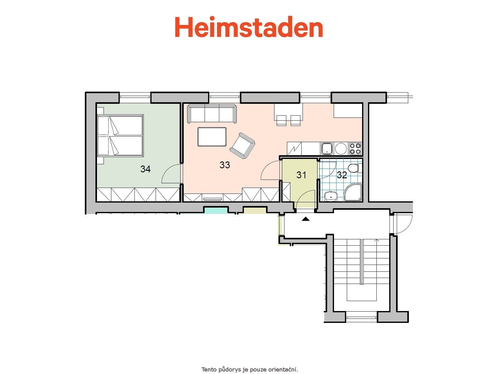 1 bedroom with open-plan kitchen flat to rent, 45 m², Jana Švermy, Havířov, Moravskoslezský Region 1 bedroom with open-plan kitchen flat to rent, 45 m², Jana Švermy, Havířov, Moravskoslezský Region